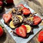 4-ingredient Strawberry Banana Bark