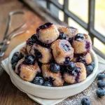 Baked Blueberry Fritter Bites
