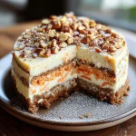 Carrot Cake Cheesecake Recipe – Easy Holiday Dessert