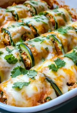 Cheesy Zucchini Chicken Enchiladas