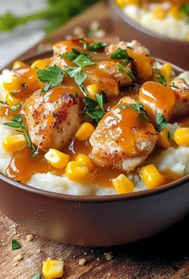 Chicken Mashed Potato Bowls