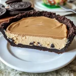 Chocolate Peanut Butter Pie with Cream Cheese and Oreo Crust