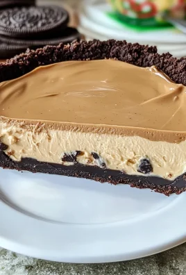 Chocolate Peanut Butter Pie with Cream Cheese and Oreo Crust