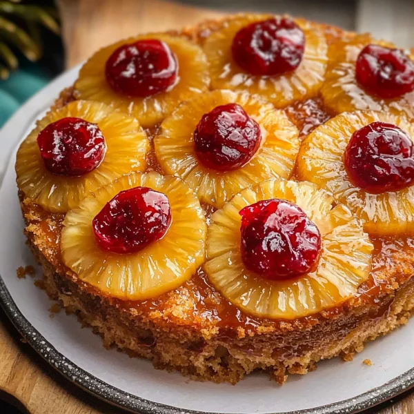 Cranberry Pineapple Upside Down Cake