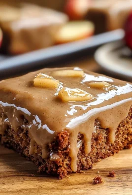 Delicious Apple Spice Cake Recipe with Browned Butter Blondie Icing