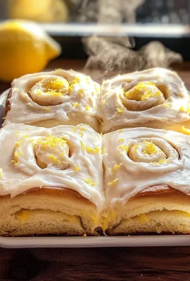 Delicious Homemade Lemon Rolls with Cream Cheese Frosting Recipe