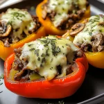 Delicious Philly Cheesesteak Stuffed Peppers Recipe for Dinner