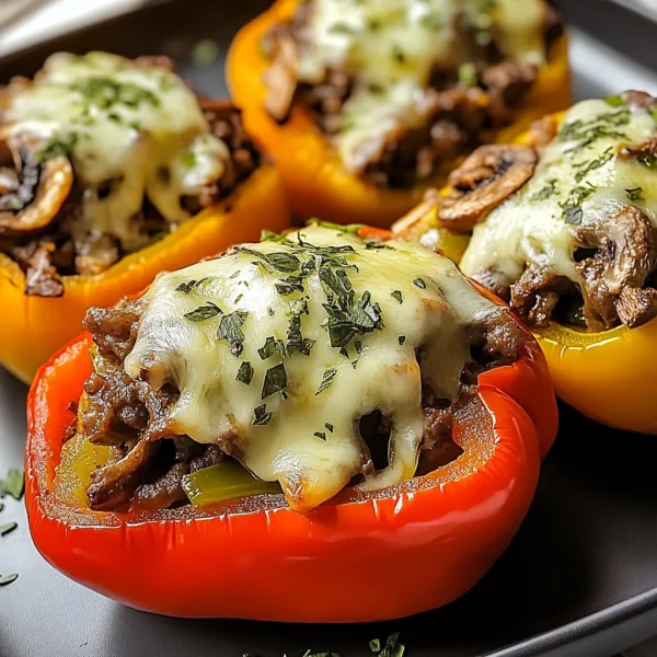 Delicious Philly Cheesesteak Stuffed Peppers Recipe for Dinner