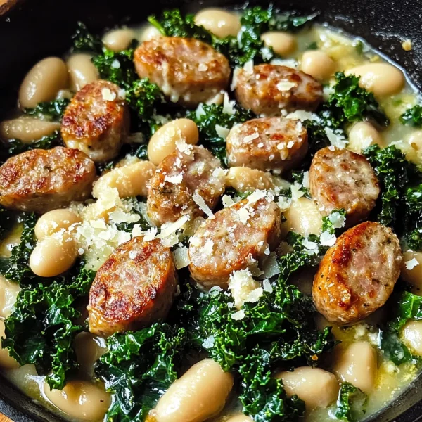 Delicious White Bean Sausage Skillet Recipe Ready in 30 Minutes