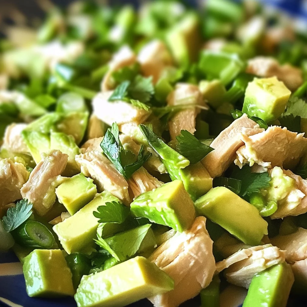 Easy Avocado Chicken Salad
