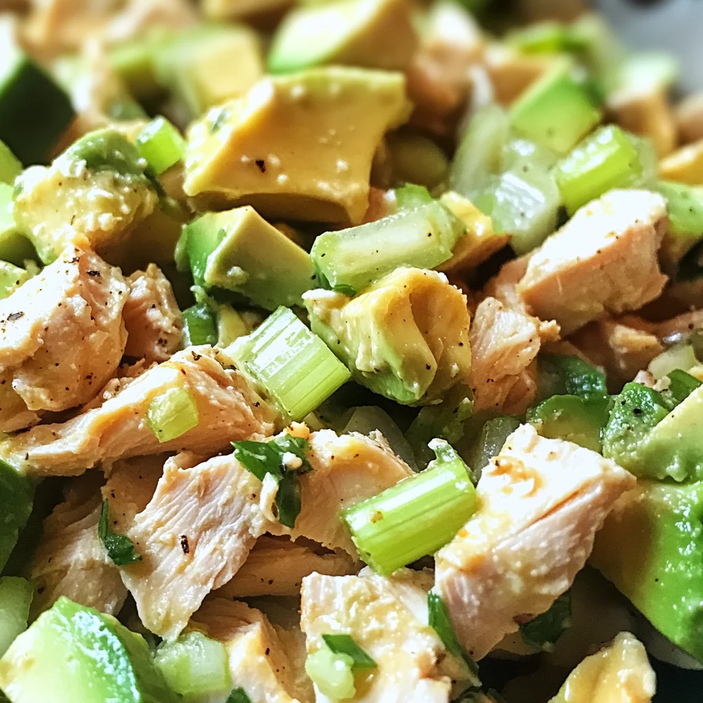 Easy Avocado Chicken Salad