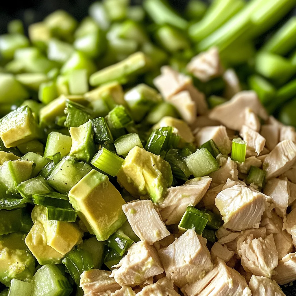 Easy Avocado Chicken Salad