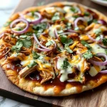 Easy BBQ Chicken Flatbread Recipe