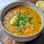 Easy Middle Eastern Red Lentil Soup