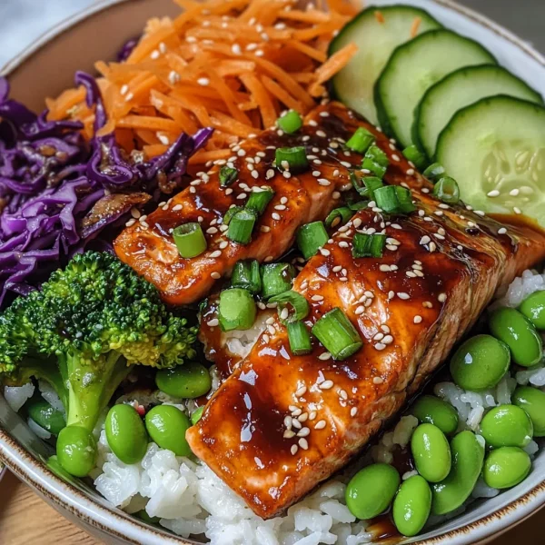 Easy Teriyaki Salmon Bowl