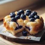 Fluffy Cottage Cheese Blueberry Cloud Bread