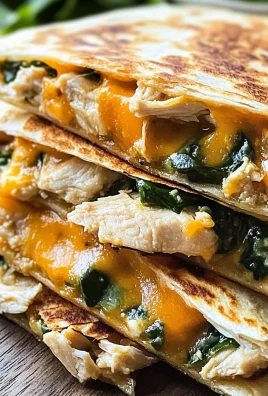 Healthy Baked Chicken Quesadilla