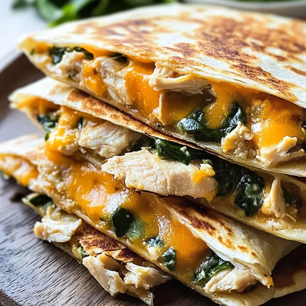 Healthy Baked Chicken Quesadilla