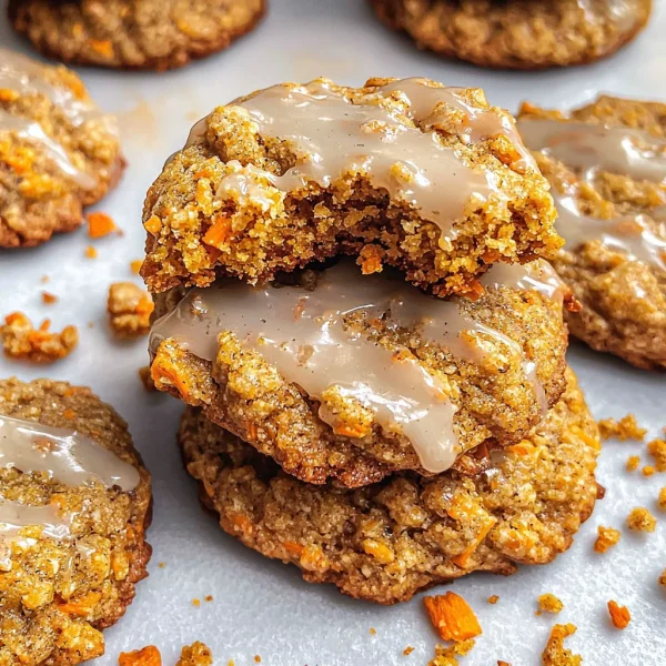 Healthy Carrot Cake Cookies