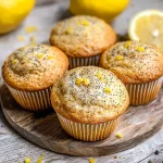 Healthy Lemon Poppy Seed Muffins