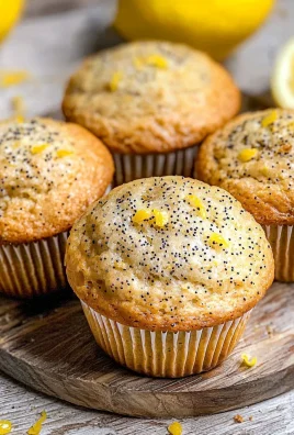 Healthy Lemon Poppy Seed Muffins