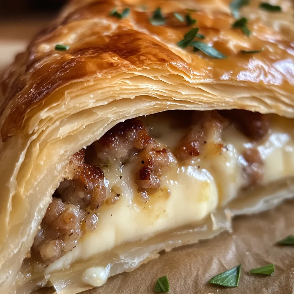 Irresistible Sausage Baked Brie Appetizer Perfect