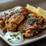Juicy Shawarma Chicken in the Oven or Grill