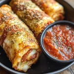 KETO PIZZA ROLL UPS