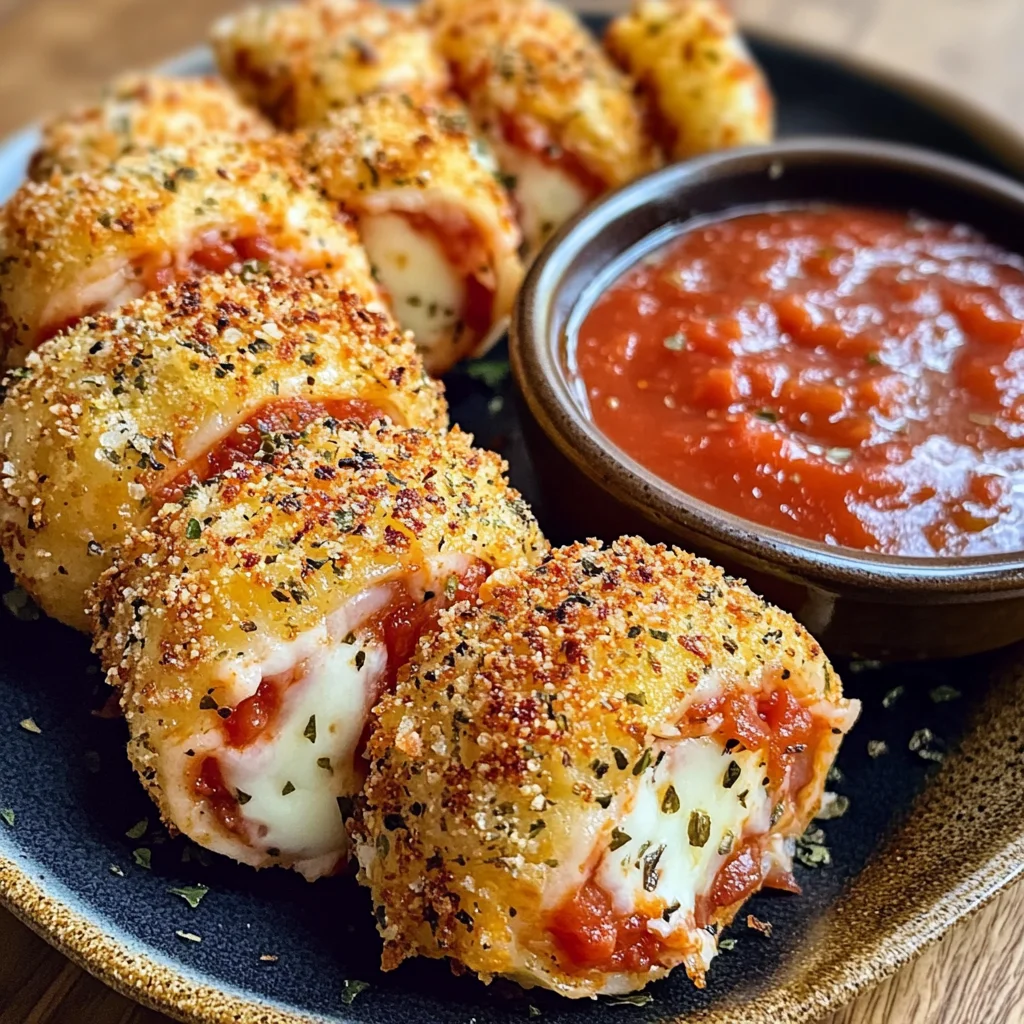 KETO PIZZA ROLL UPS