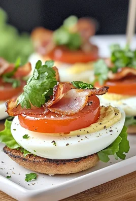 Keto BLT Egg Sliders