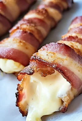 Keto Bacon Wrapped Mozzarella Sticks