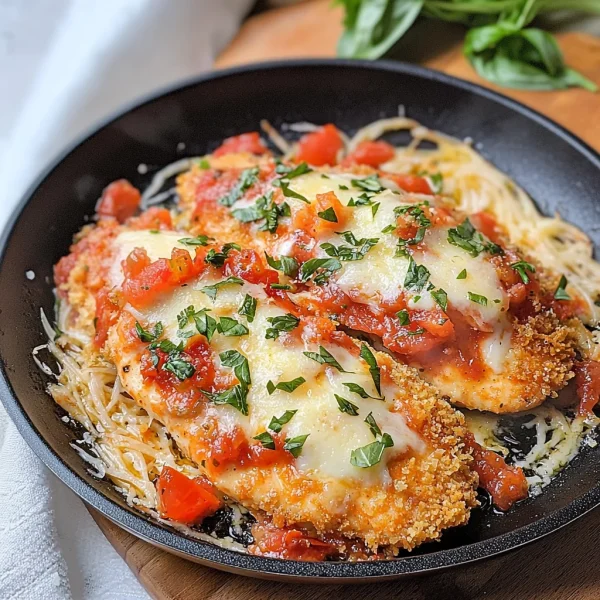 Keto Bruschetta Chicken Skillet
