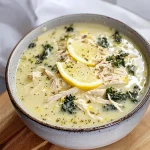 Keto Creamy Chicken Lemon Soup Recipe