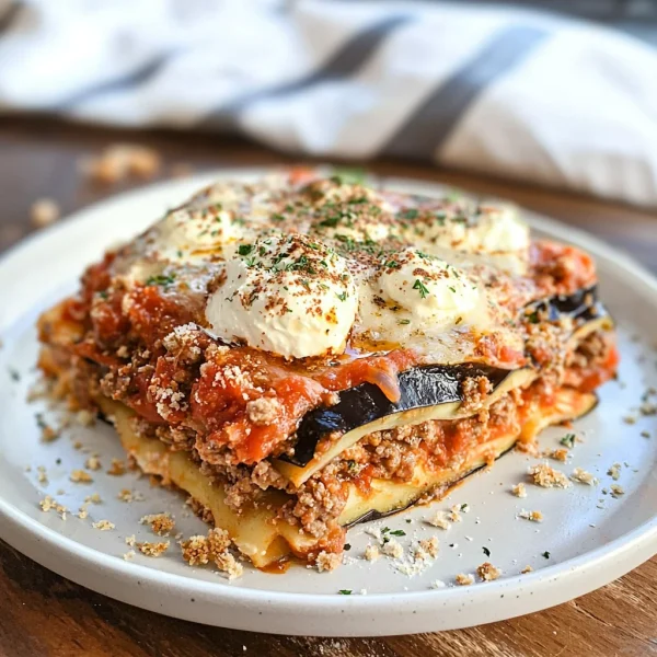 Keto Eggplant Lasagna