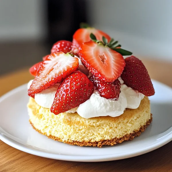Keto Strawberry Shortcake