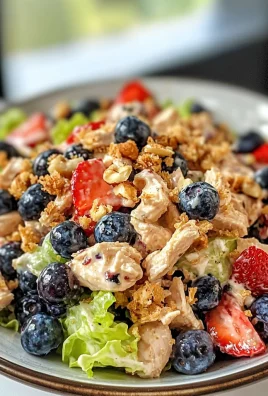 Keto Summer Berry Chicken Salad