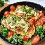 Keto Tuscan Chicken Broccoli Skillet