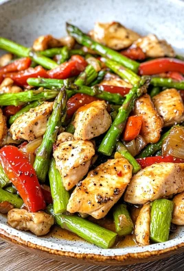 LOW CARB CHICKEN ASPARAGUS STIR FRY