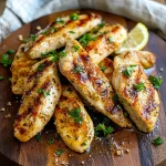 Lemon Garlic Marinated Chicken Tenders
