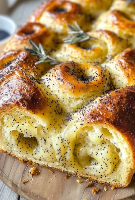 Lemon Poppy Seed Pull-Apart Bread