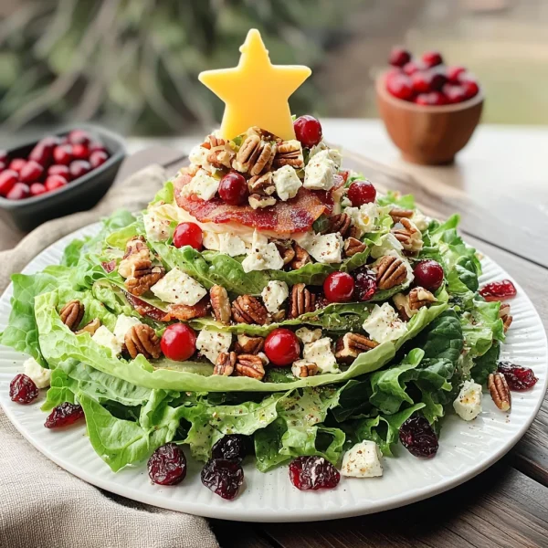 Low-Carb Christmas Tree Salad