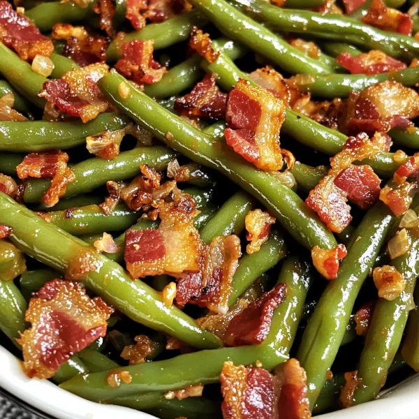 Low-Carb Green Beans and Bacon