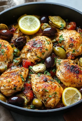Mediterranean Lemon Chicken with Artichokes & Olives