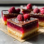Raspberry Caramel Millionaires Shortbread