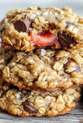 Strawberry Oatmeal Cookies (No flour, eggs, or refined sugar)