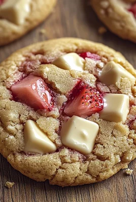 Strawberry White Chocolate Cookies