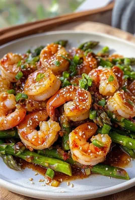 Sweet Chili Shrimp with Asparagus