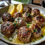 The Softest and Juiciest Greek Meatballs in Lemon Sauce