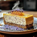 Ultimate Lemon Lavender Cheesecake with Honeycomb Magic