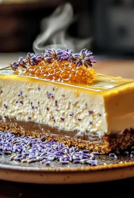 Ultimate Lemon Lavender Cheesecake with Honeycomb Magic